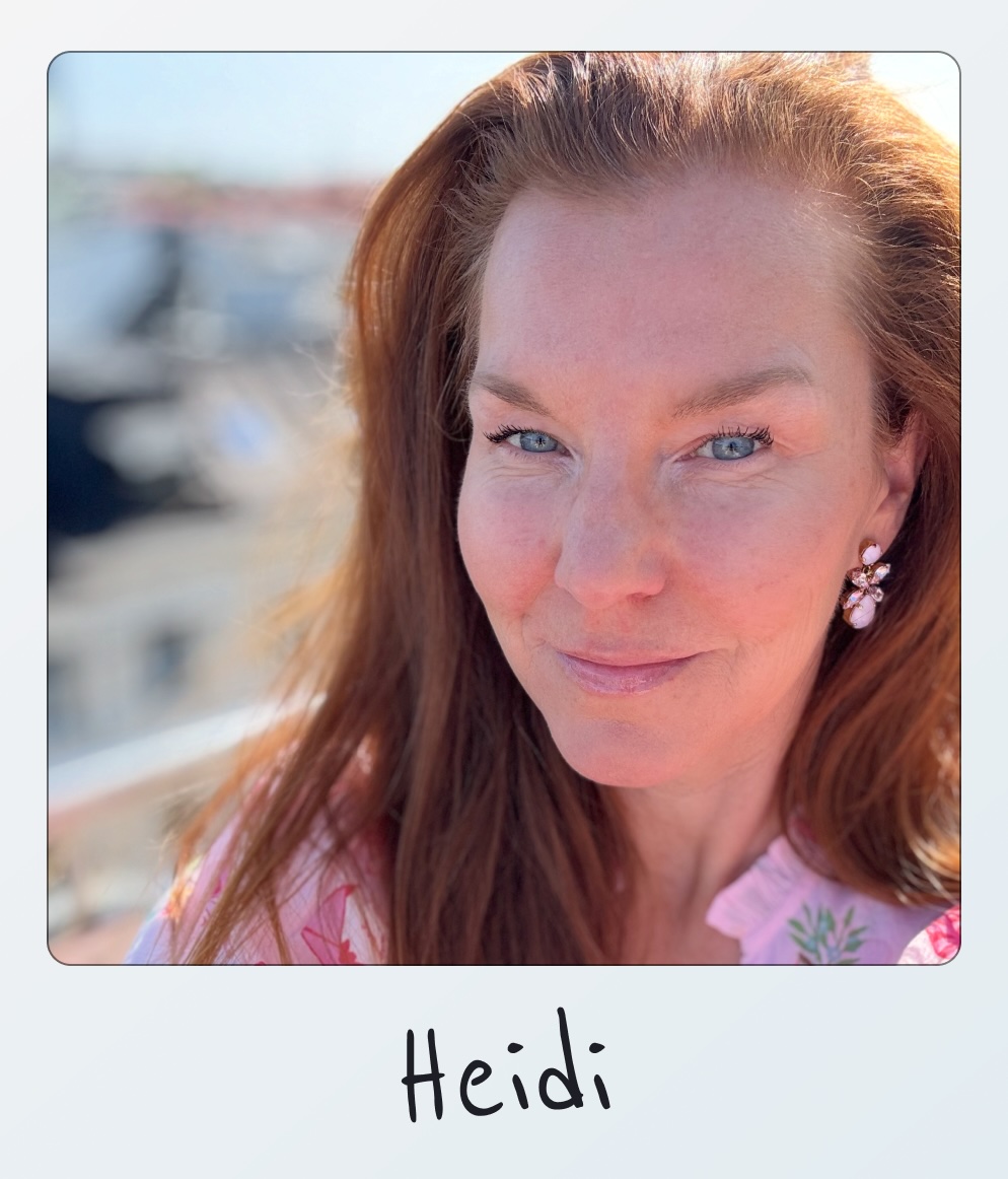 En polaroidbild av Heidi Sønnichsen