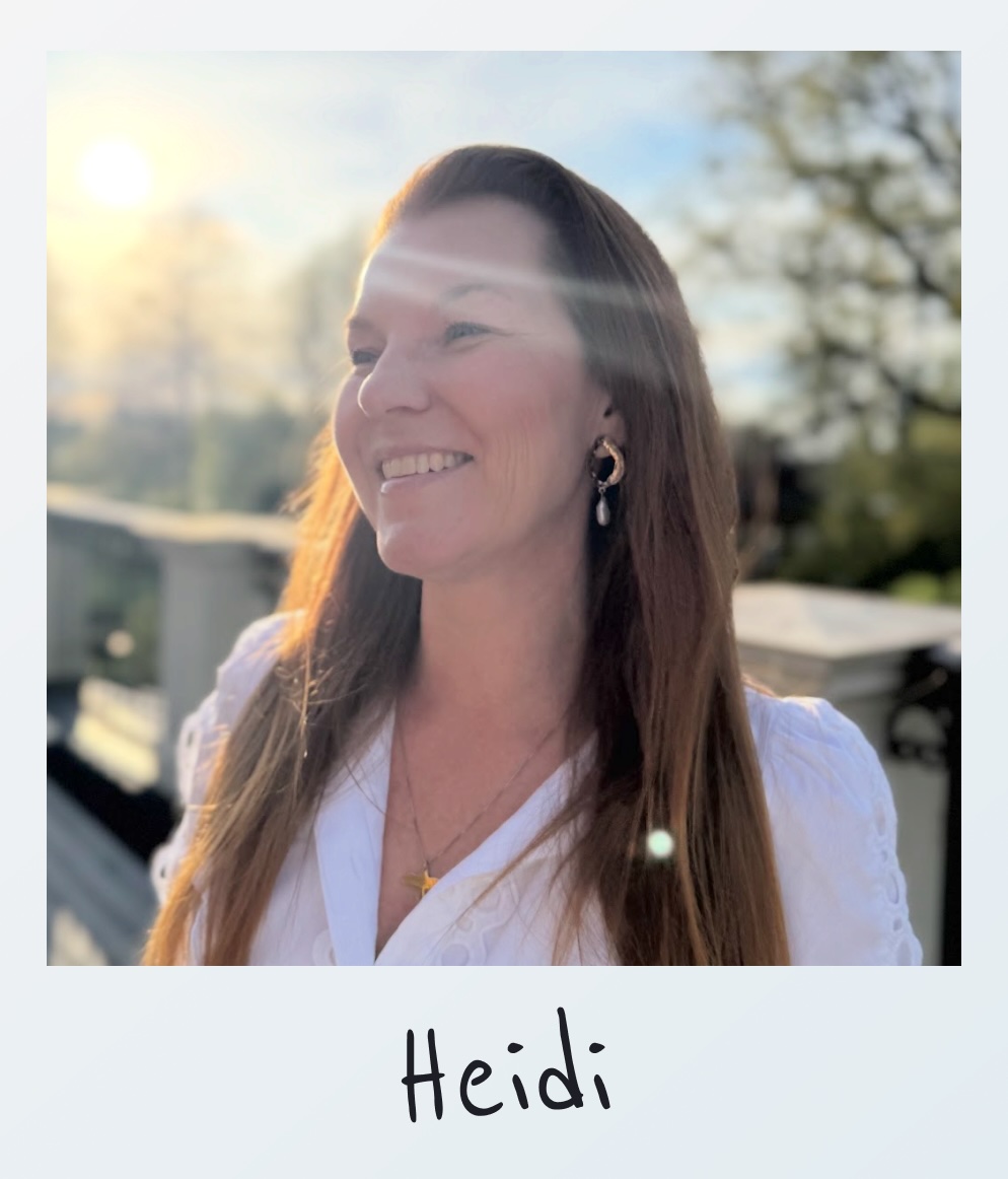 En polaroidbild av Heidi Sønnichsen